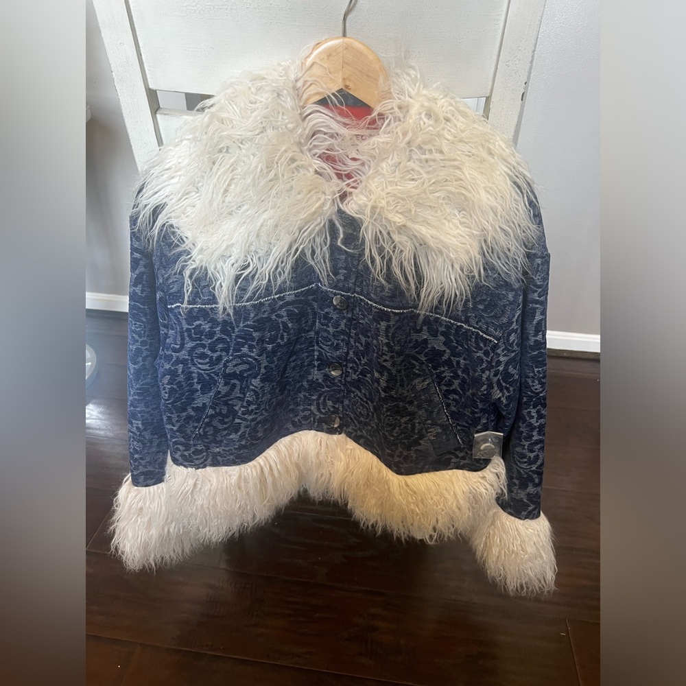 Free People Moon Glow Coat Size Large